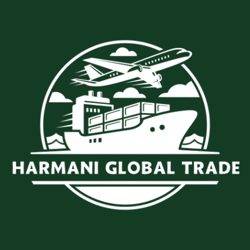 Harmani Global Trade brand globe (add your logo to assets/images/harmani-logo.png)